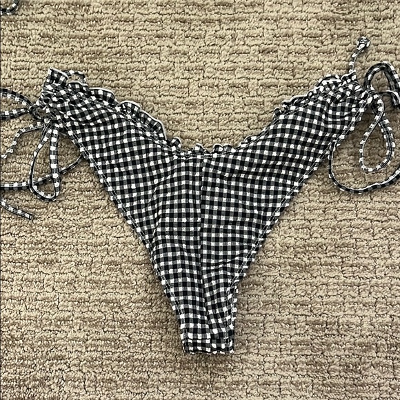 MAJORELLE Black and White Gingham Bikini Set - Picture 4 of 4